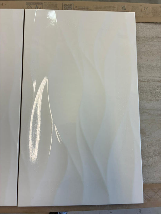 seinälaatta blancos ondas